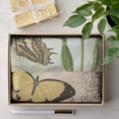  Briefkaart met Butterflies en Flowers Tissuepapier (Geschenk)