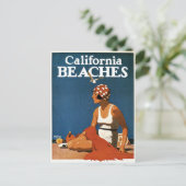 Briefkaart met  Californische afdruk (Staand voorkant)