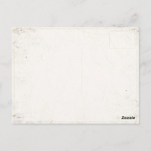 Briefkaart met Canadian Rockies Ski Print (Achterkant)