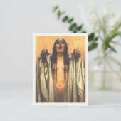 Briefkaart met Carlos Schwabe schilderen (Staand voorkant)