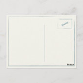 Briefkaart met  Circus Clown (Achterkant)