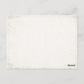 Briefkaart met Circus Clown Print (Achterkant)