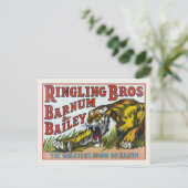 Briefkaart met  Circus Tiger afdrukken (Staand voorkant)