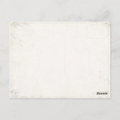 Briefkaart met  Circus Tiger afdrukken (Achterkant)