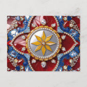 Briefkaart met Colombiaanse kleuren Design (Voorkant)