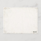 Briefkaart met Cool  microfoon (Achterkant)