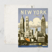 Briefkaart met Cool  New York Print (Voorkant / Achterkant)