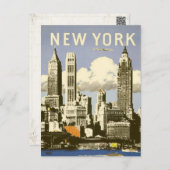 Briefkaart met Cool  New York Print (Voorkant / Achterkant)