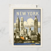 Briefkaart met Cool  New York Print (Voorkant / Achterkant)