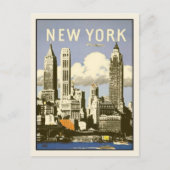 Briefkaart met Cool  New York Print (Voorkant)