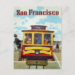 Briefkaart met Cool San Francisco Print