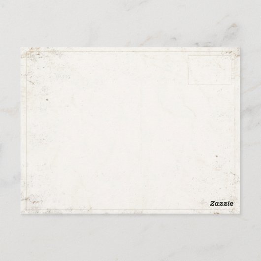 Briefkaart met Cool Ski Poster uit Frankrijk (Achterkant)