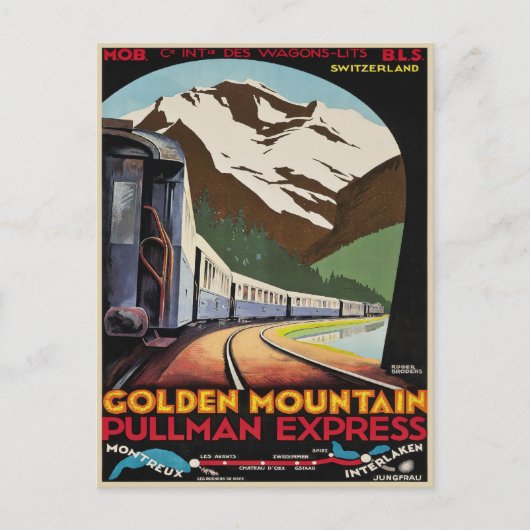Briefkaart met Cool  Ski Resorts Print (Voorkant)