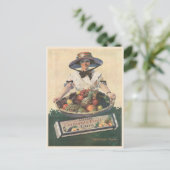 Briefkaart met de  Californische Vruchtdame (Staand voorkant)