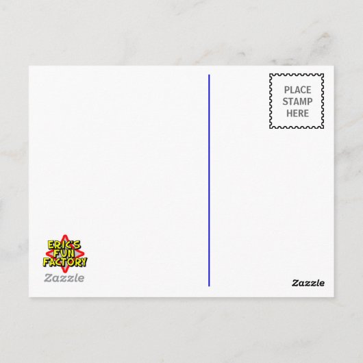 Briefkaart met de fundamentalistische eikenboom-Ca (Achterkant)