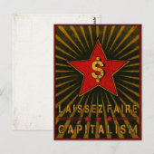 Briefkaart met de groeten van het Laissez Faire Ca (Voorkant / Achterkant)