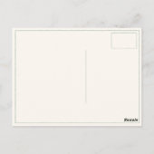 Briefkaart met de  Italiaanse vlag Dirty (Achterkant)