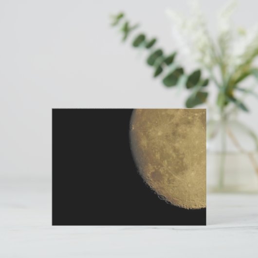 Briefkaart met de maan (Staand voorkant)