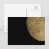 Briefkaart met de maan (Voorkant / Achterkant)