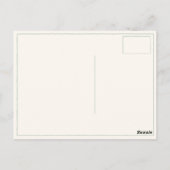 Briefkaart met de Vintage Vlag van (Achterkant)