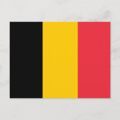 Briefkaart met de vlag van België (Voorkant)