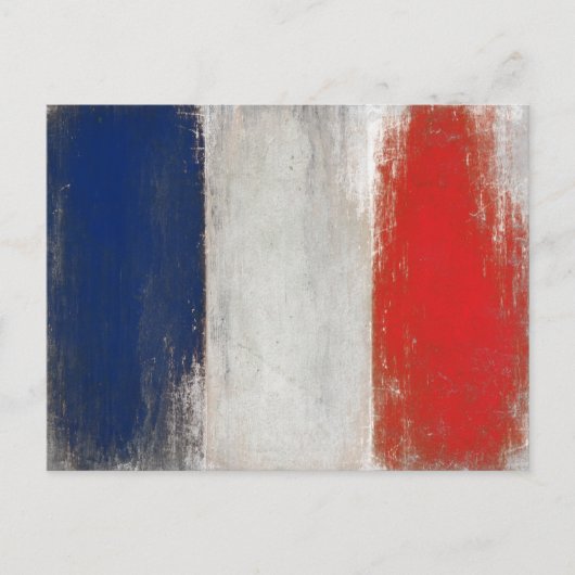 Briefkaart met de vlag van Dirty uit Frankrijk (Voorkant)