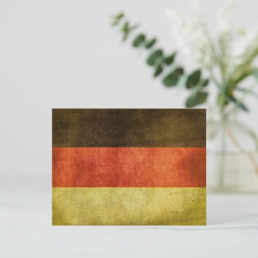 Briefkaart met de vlag van Duitsland (Staand voorkant)