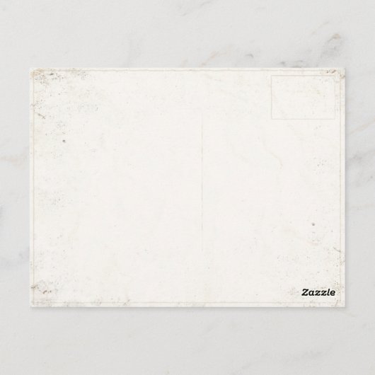 Briefkaart met de vlag van Groot-Brittannië in noo (Achterkant)