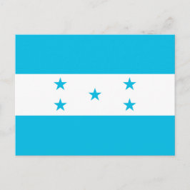 Briefkaart met de vlag van Honduras