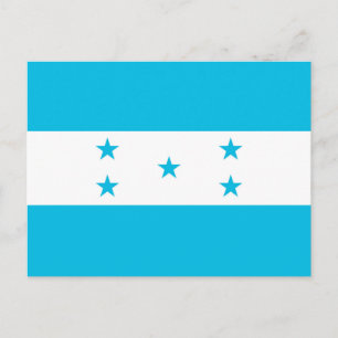 Briefkaart met de vlag van Honduras