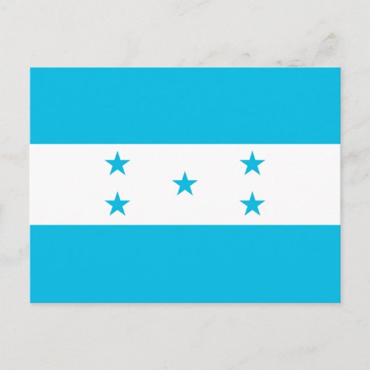 Briefkaart met de vlag van Honduras (Voorkant)