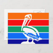 Briefkaart met de vlag van Sint-Petersburg (Voorkant / Achterkant)