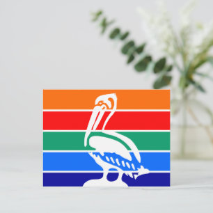 Briefkaart met de vlag van Sint-Petersburg