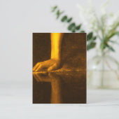 Briefkaart met details van het schilderen van Cara (Staand voorkant)