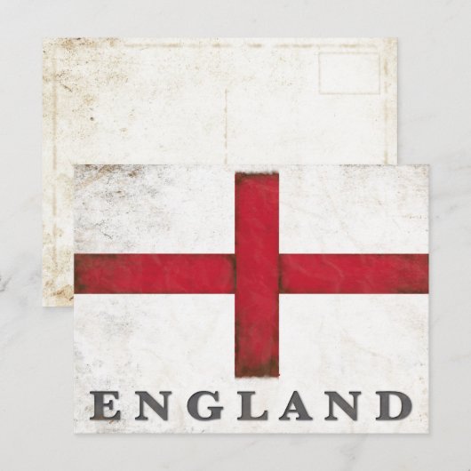  Briefkaart met Dirty Old English Flag (Voorkant / Achterkant)