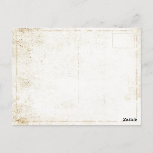 Briefkaart met Dirty Old English Flag (Achterkant)