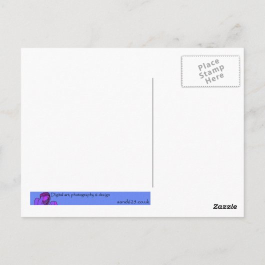 Briefkaart met draaimoes (Achterkant)