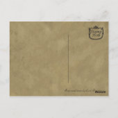 briefkaart met drie koppen draak (Achterkant)