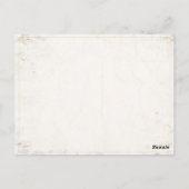 Briefkaart met  druk op de Texas vlag (Achterkant)