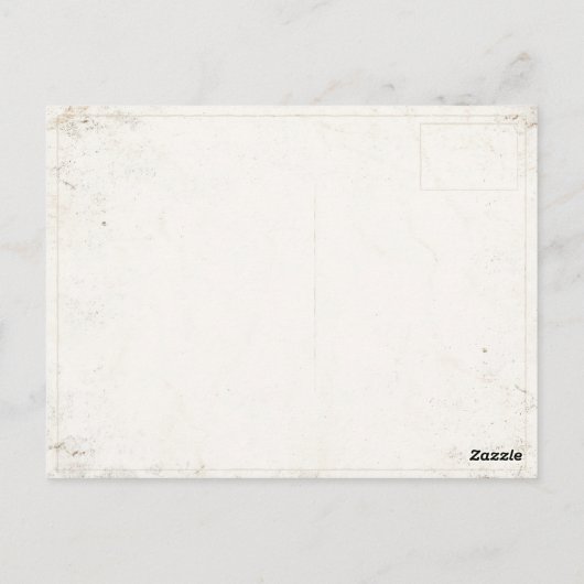 Briefkaart met druk op de Texas vlag (Achterkant)