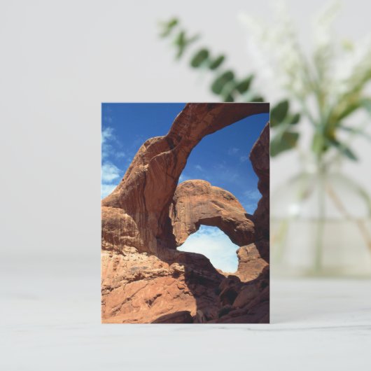 Briefkaart met dubbele boog (Staand voorkant)