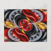 Briefkaart met Duitsland Kleuren Design (Voorkant)