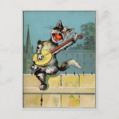  Briefkaart met één kat (Voorkant)