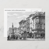 Briefkaart met een oud imago in San Francisco (Voorkant / Achterkant)