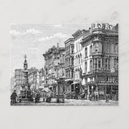 Briefkaart met een oud imago in San Francisco