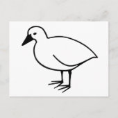 Briefkaart met eigen vogel in kleur (Voorkant)