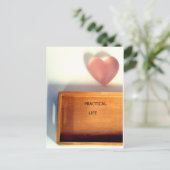 Briefkaart met elementen van Montessori-materiaal (Staand voorkant)