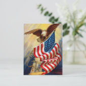 Briefkaart met ELGF-DEFENSIE (Staand voorkant)