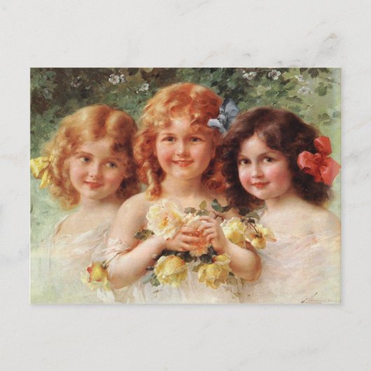 Briefkaart met Emile Vernon-schildering (Voorkant)