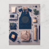 Briefkaart met esthetisch plat keukenvlak (Voorkant)